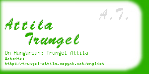 attila trungel business card